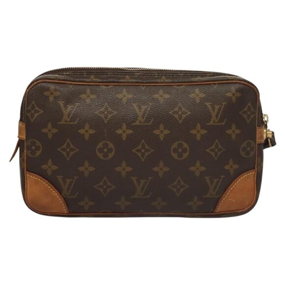 LOUIS VUITTON Monogram Marly Dragonne GM Clutch Bag M51825 LV Auth BA4417 - Picture 3 of 16